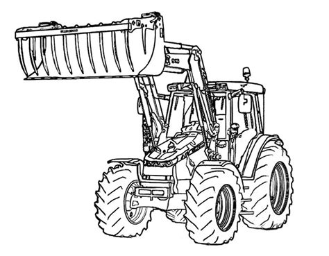 Gehst du auch so gerne in den streichelzoo? Traktor (5) | Ausmalbilder kostenlos