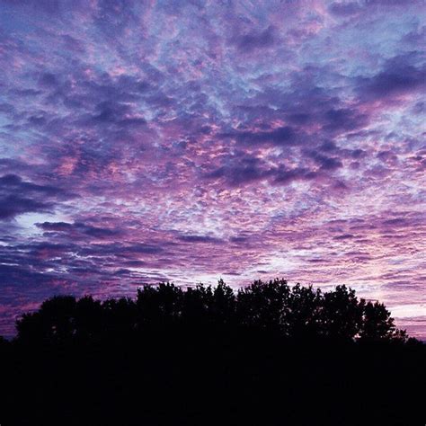 Purple Sky Purple Sky Beautiful Sunset Sky