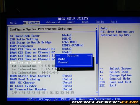 Closer Look The Bios Continued Asus P5q Deluxe Review Page 5