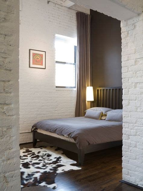 Such A Cool Bedroom Painted Brick Walls Brick Wall Bedroom Bedroom