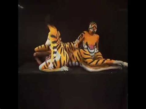 Amazing Tiger Body Paint Illusion Viral World YouTube