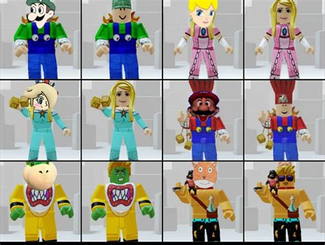 Super Mario Characters And Myself In Roblox By Captain Cat101 On