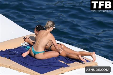 Domenica Calarco Sexy Seen Topless With Ella Ding On A Boat At The Amalfi Coast Aznude