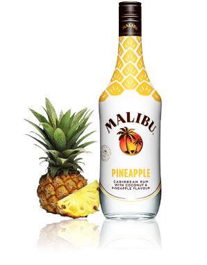 You wouldn't think basil, pineapple, and coconut rum would go together, but it makes a surprisingly flavorful cocktail. Flavored Rum - Malibu Rum Products
