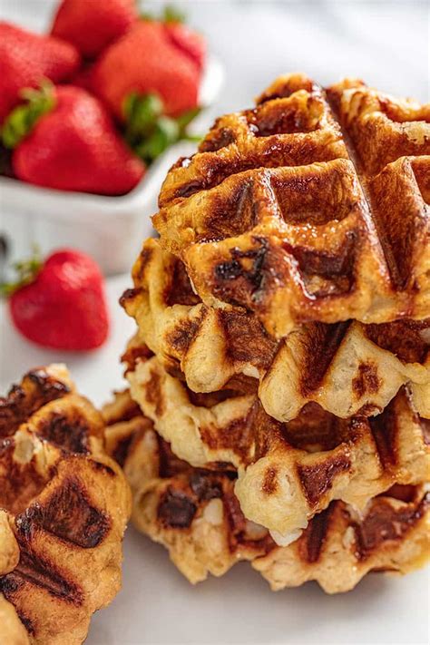 Belgian waffles and liege waffles are both common in belgium, but they are so but back to this pearl sugar. Easy Liege Waffles