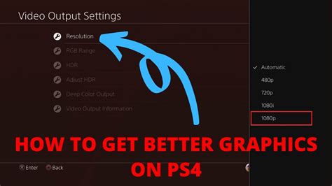 How To Get Better Graphics On Ps4 Youtube