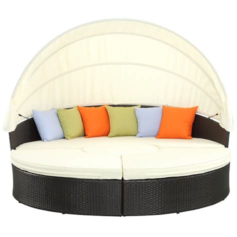 This wish provided a safe space for nicole to be herself and to creatively. Outdoor Sectional Daybed with Canopy - AllDayChic