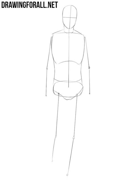 This skeleton, though so simple, is actually half of the job—once you have set the proportions the way you want, there's not much you can do wrong! How to Draw an Anime Body