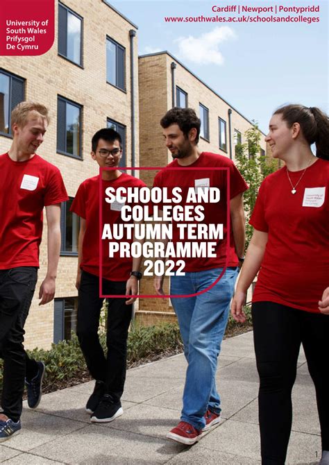 Schools and Colleges Autumn Term Programme 2022 by UniofSouthWales - Issuu