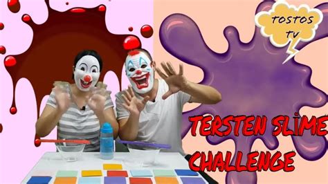 tersten slime challenge tostos tv eğlenceli Çocuk videosu youtube