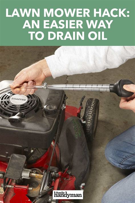 How To Drain Lawn Mower Oil Easier Lawn Mower Repair Lawn Mower Mower
