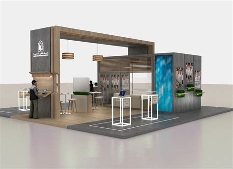Hct Stand Career Fair Abu Dhabi On Behance Exibition Design Booth