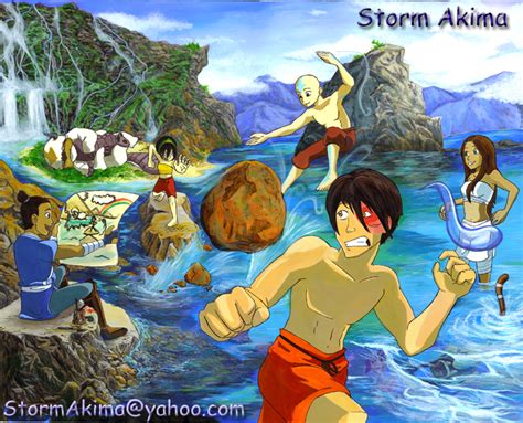 Avatar Gaang On Mini Vacation By Stormakima On Deviantart