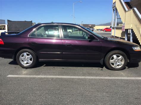 1998 Purple Honda Accord In Good Condition With Clean Title