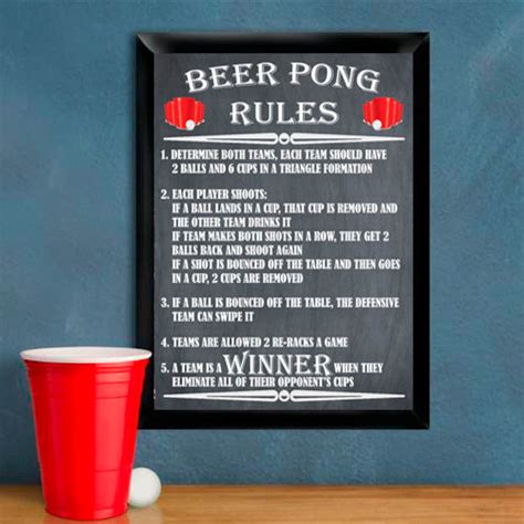 beer pong rules beer pong sign poster drinking games yard etsy uk