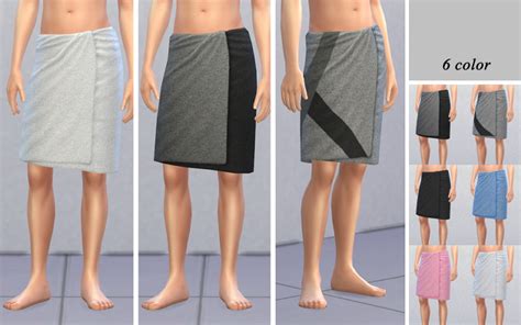 My Sims 4 Blog Bath Towel For Males By Tamamaro