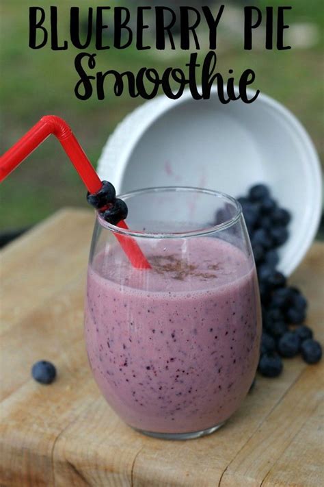 Blueberry pie at two fat cats bakery. Blueberry Pie Smoothie | Recipe | Smoothies, Smoothie ...