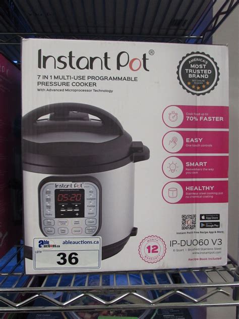 Instant Pot Ip Duo60 V3 7 In 1 Pressure Cooker