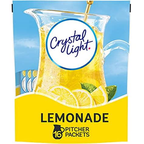 Crystal Light Sugar Free Lemonade Naturally Flavored Powdered Drink Mix