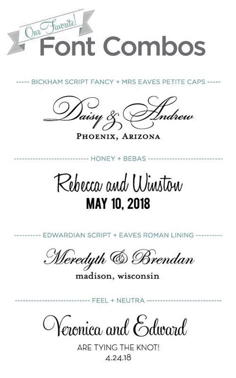 This collection focuses on typeface families from reputable type designers and foundries that contain multiple weights and styles. ForYourParty's favorite font combinations! Get inspired ...