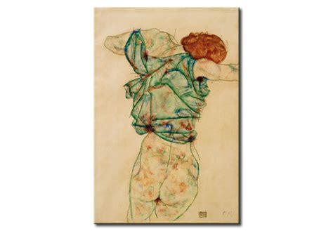 Reproducción de cuadro Mujer desnuda Egon Schiele Pintores famosos