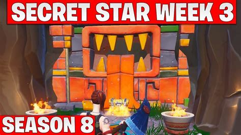 Secret Battle Star Week 3 Fortnite Season 8 Youtube