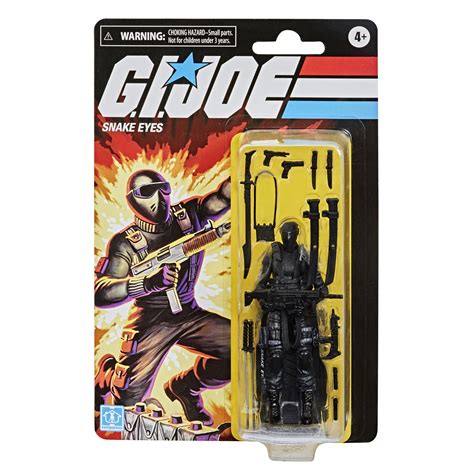 Snake Eyes Figurine Gi Joe Retro Collection Series Hasbro Kingdom