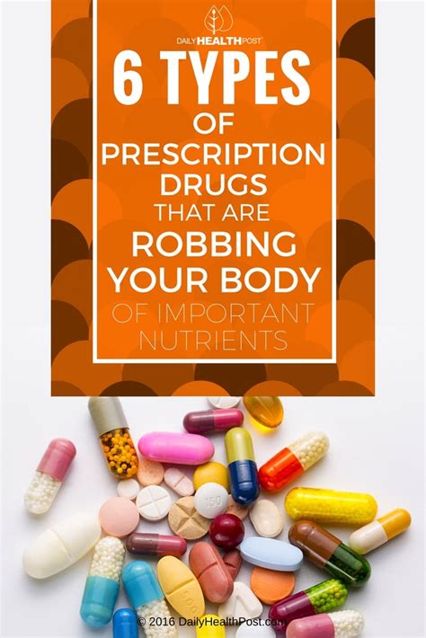 6 Prescription Drugs That Are Robbing Your Body Of Nutrients