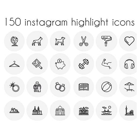 150 Life Style Instagram Highlight Icons White And Black So Inspire