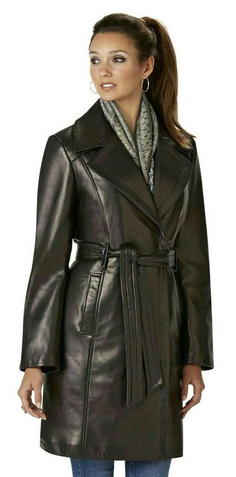 lederlady leather coat womens leather coat jacket long leather coat vest jacket black