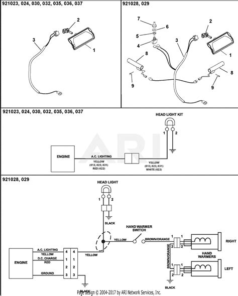 Now this one gets a little tricky by keeping track of what switch you toggle in your mind, just hang in there. Ariens 921024 (000101 - 099999) Deluxe 24" Parts Diagram for Electrical And Wiring Diagram
