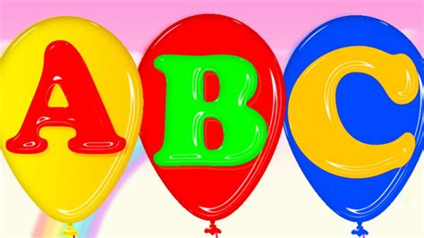Learn Alphabets Balloons Abc Educational Video For Kids Children