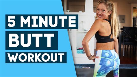 5 Minute Butt Workout At Home Without Weights Sculpt Your Lower Body