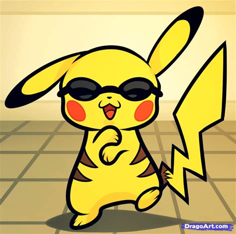 Drawing Pikachu Gangnam Style Added By Dawn October 31