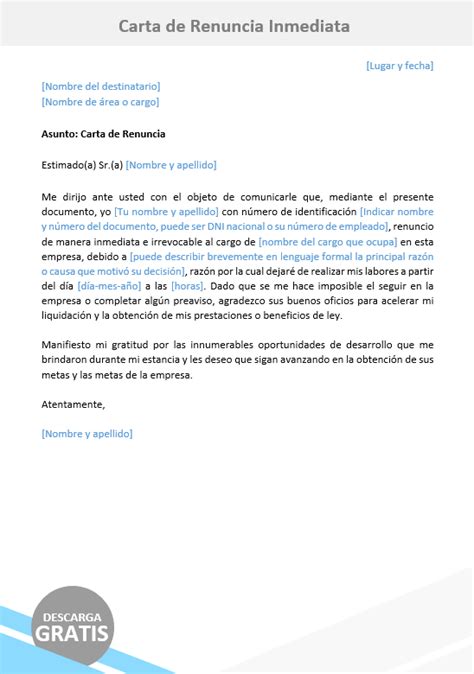 Descargar Carta De Renuncia Colombia 2020 Civiahona