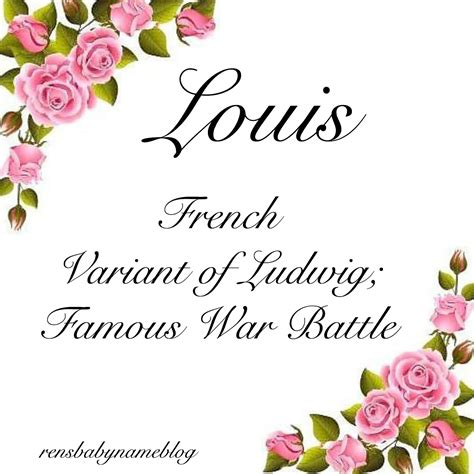 Louise Name Meaning And Origin