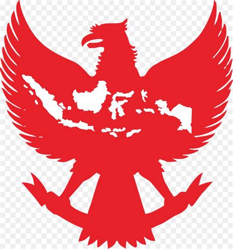 Logo Garuda National Emblem Of Indonesia Png Transparent Background