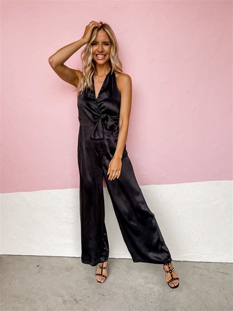 Know About You Satin Halter Jumpsuitsmall In 2022 Jumpsuit Halter
