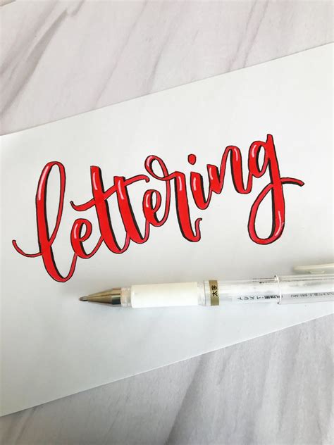 Hand Lettering Tutorial My Favorite Way To Letter Hand Lettering