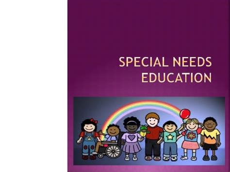 Special Needs Education Powerpoint Educ100