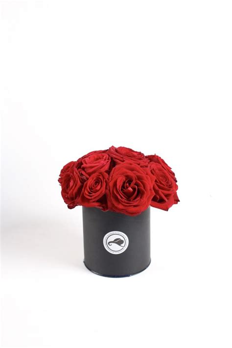 Flower Box Rose Rosse Piccola Diam 18 C A Fioreria Roma