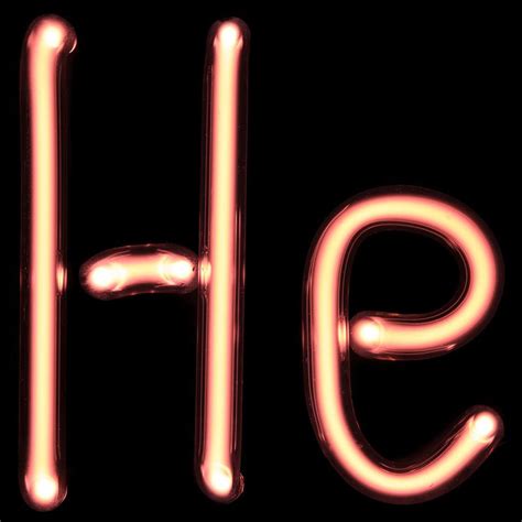 Noble Gas Helium Neon Signs Noble Gas