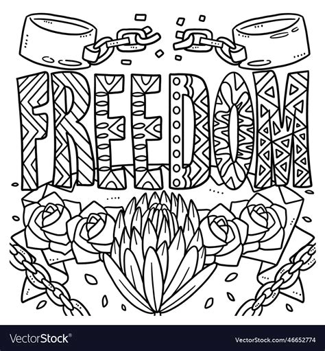 Buy Freedom Coloring Page Black Girl Coloring Page Printable Online In