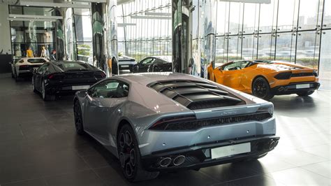 Lamborghini Opens Epic Showroom In Dubai Biggest In The World