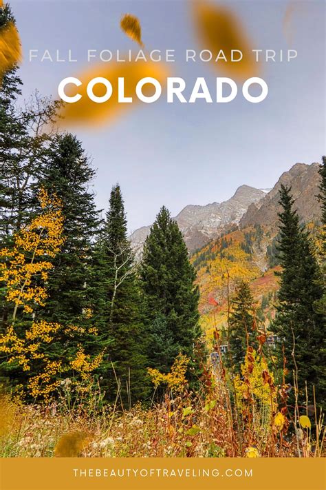 Fall Foliage Season Is Right Around The Corner In Colorado Heres A