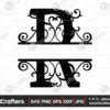 Download FREE Split Monogram R SVG, Split Letter R SVG | Hi Crafters