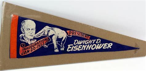 1953 Dwight D Eisenhower Inauguration 17 Pennant 4552311165