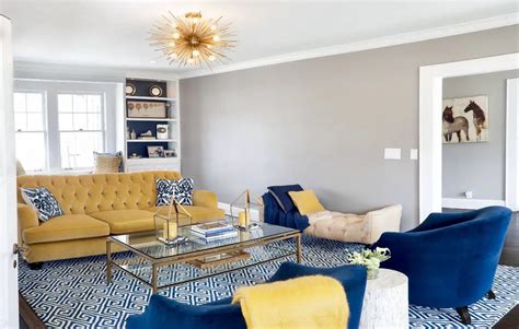 Blue And Yellow Living Room Decorating Ideas