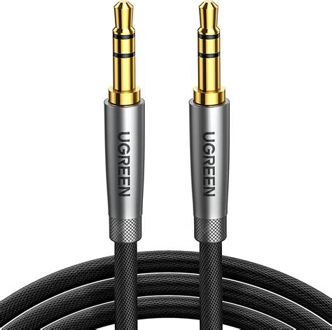 Ugreen 35mm Audio Cable Nylon Braided Aux Cord Male To Male Stereo Hi