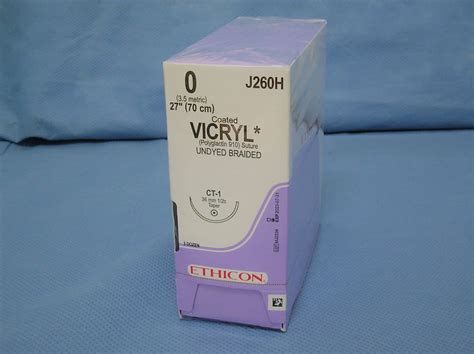 Ethicon J260h Vicryl Suture Size 0 27 Ct 1 Taper Needle Da Medical